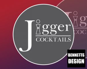 jigger cocktails logo design