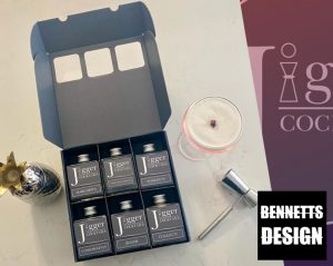 jigger cocktails packaging design