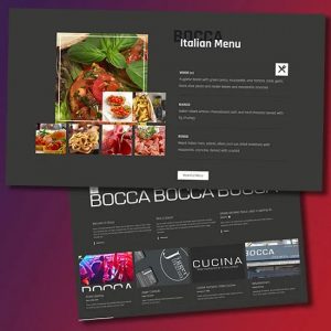 bocca leigh website design