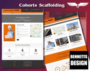 cohorts scaffolding website design
