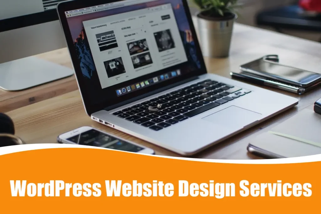 A modern WordPress website displayed on desktop and mobile, showcasing custom design, responsive layout, and intuitive navigation.