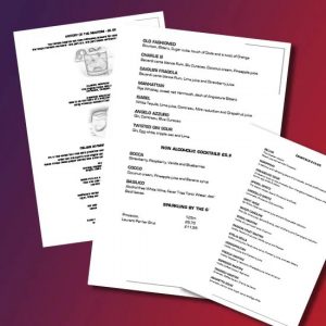 bocca leigh menus