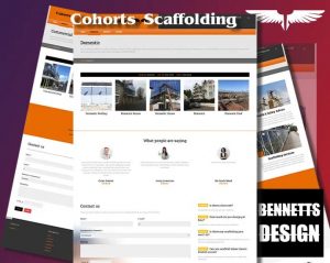 cohorts scaffolding website design
