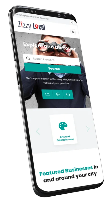 zizzy local responsive design