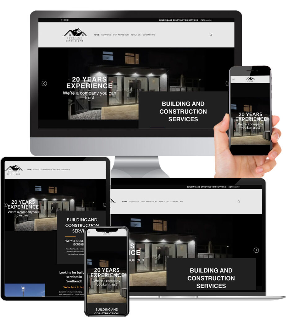 southend extensions website design
