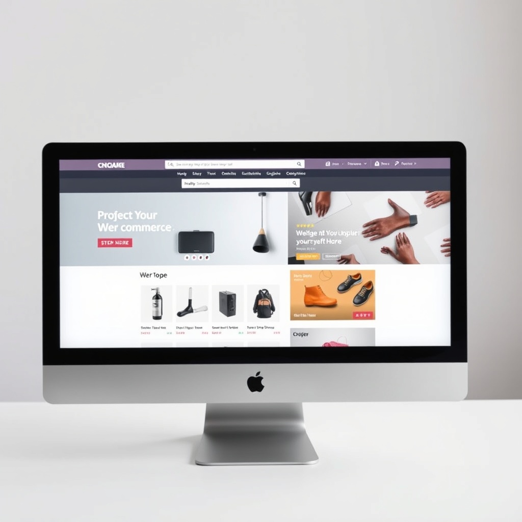 A professional e-commerce website on a desktop screen showcasing a beautifully styled WooCommerce product page with clean layout and attractive product images.